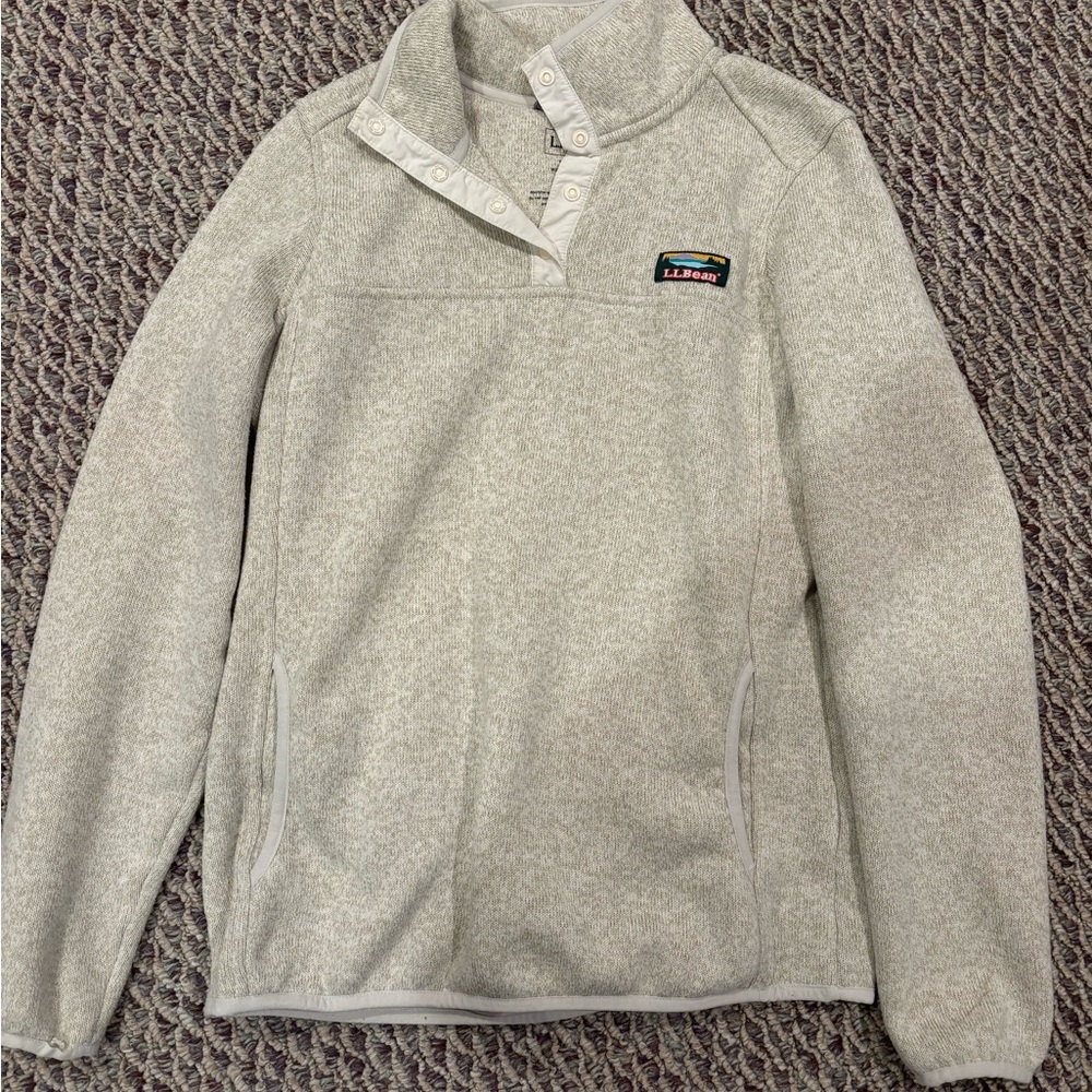 L.L. Bean Women's Light Cream Sweater Sz XS